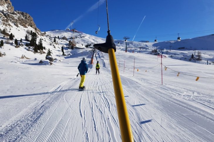 Seit 1974 gibt es die riesige und hochmoderne Skiregion. 