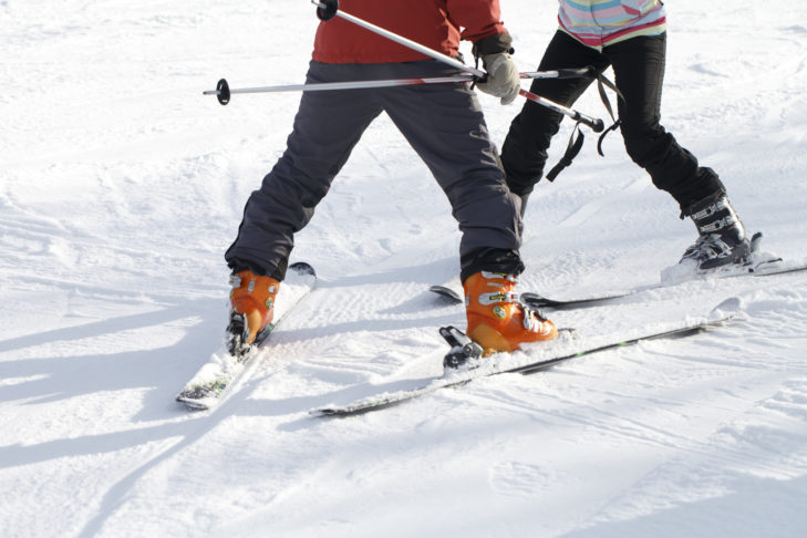 Besonders Skianfänger finden hier ausreichend Platz, um die erste Schwünge zu wagen.