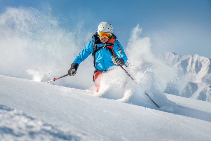 Freeride-Fans, die "Powder pur" erleben wollen, sollten zur rechten Zeit in die Berge reisen.
