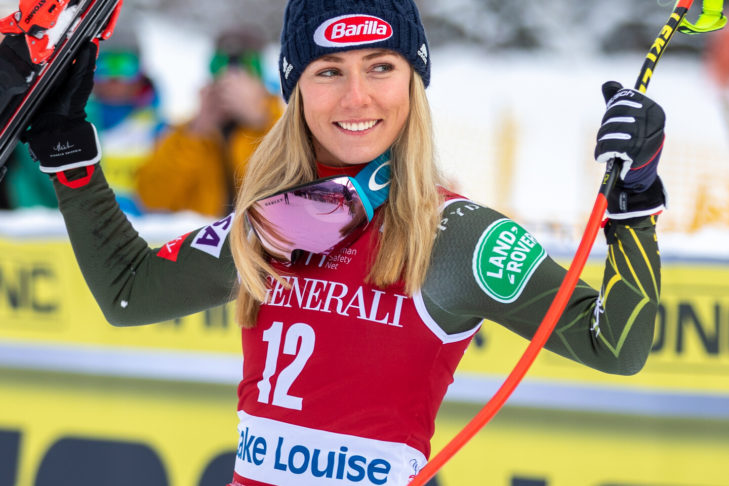 Bei den Winterspielen 2014 in Sotschi gewann Mikaela Shiffrin ihre erste Goldmedaille und ist damit die jüngste Slalom-Olympiasiegerin aller Zeiten.
