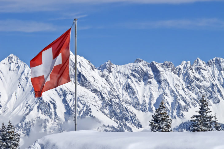 Skifahren in der Schweiz, das "Land der Viertausender" bietet in allen Punkten perfekte Bedingungen.
