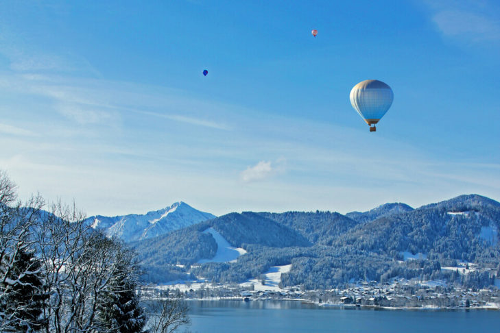 Eine Ballonfahrt über dem verschneiten Allgäu ist nicht nur für Flug-Fans etwas ganz Besonderes?