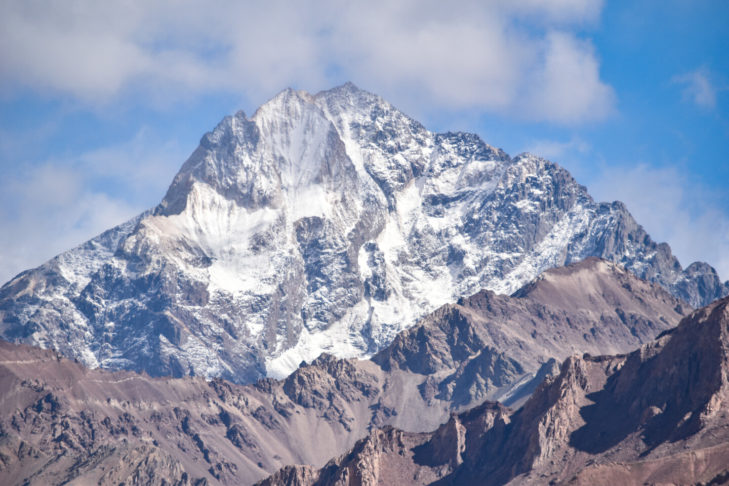 Im argentinischen Teil der Anden gelegen, ist der Aconcagua mit 6.962 m der höchste Berg Südamerikas.