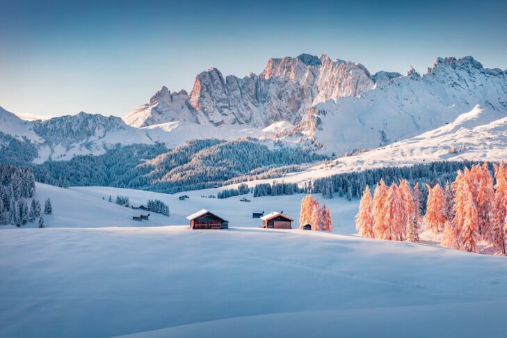 Auch abseits der Pisten gibt es in Italien im Winter einiges zu entdecken.