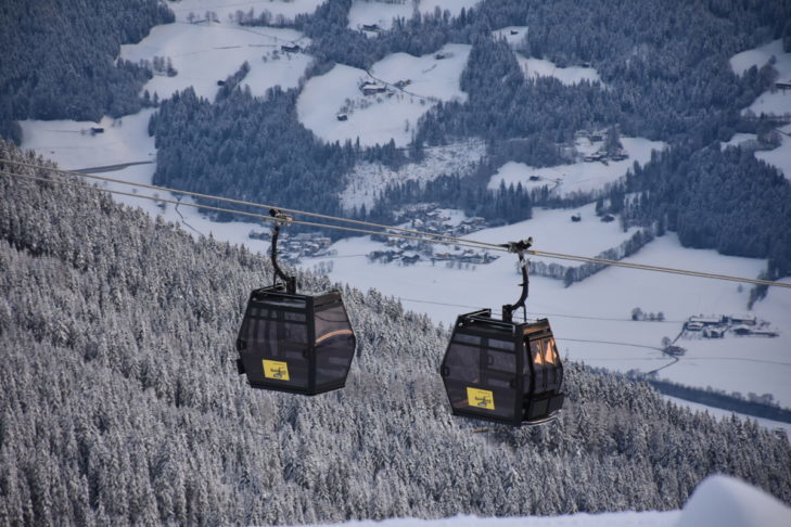 Kolejka Spieljochbahn w Fügen. 