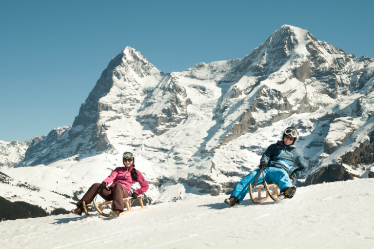 W Regionie Jungfrau dostępny jest najdłuższy tor saneczkowy w Europie. 