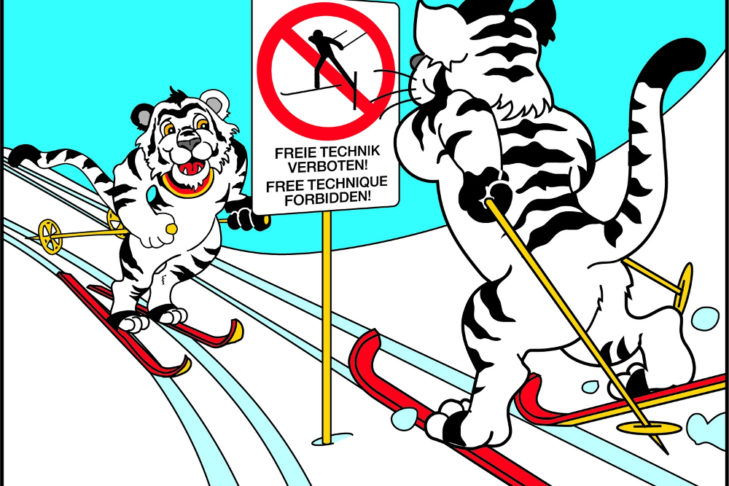 Fundacja Bezpieczeństwo w Narciarstwie zilustrowała zasady FIS pięknie zaprojektowanymi motywami.