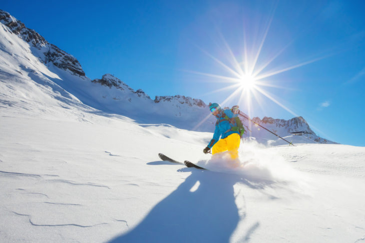 Le région de ski Les 3 Vallées est connu pour ses descentes hors-piste diverses et variées.