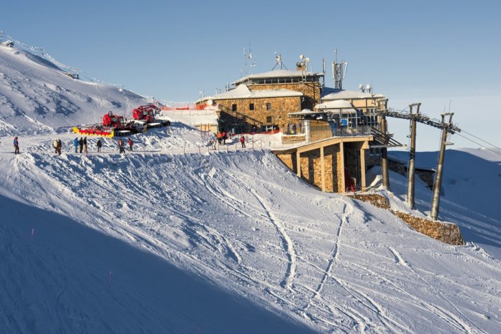 La station de montagne de la station de ski de Kasprowy Wierch, à environ 1.960 m.