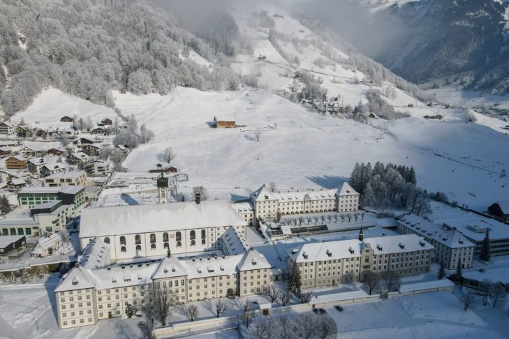 Le monastère d'Engelberg.