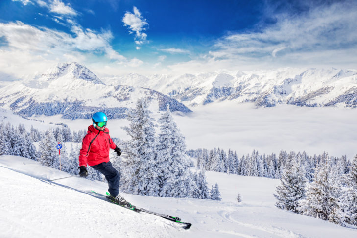 Skier sur les montagnes du Tyrol, comme ici à Kitzbühel, est une véritable expérience.