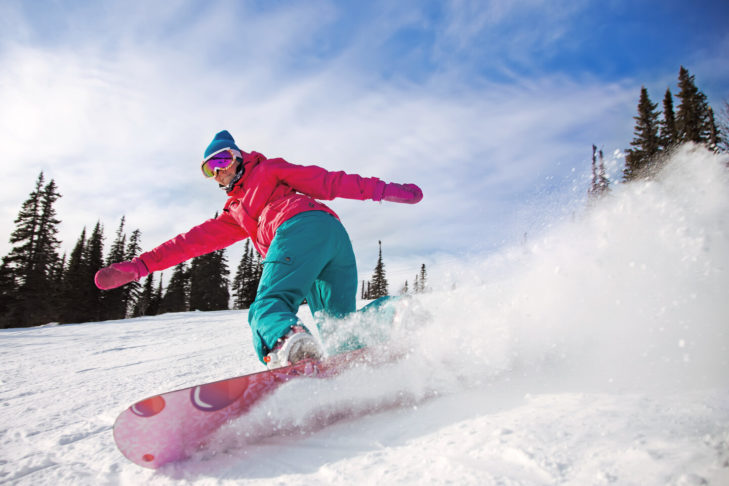 Les snowboarders trouveront également leur compte dans le domaine skiable de Pec pod Sněžkou !