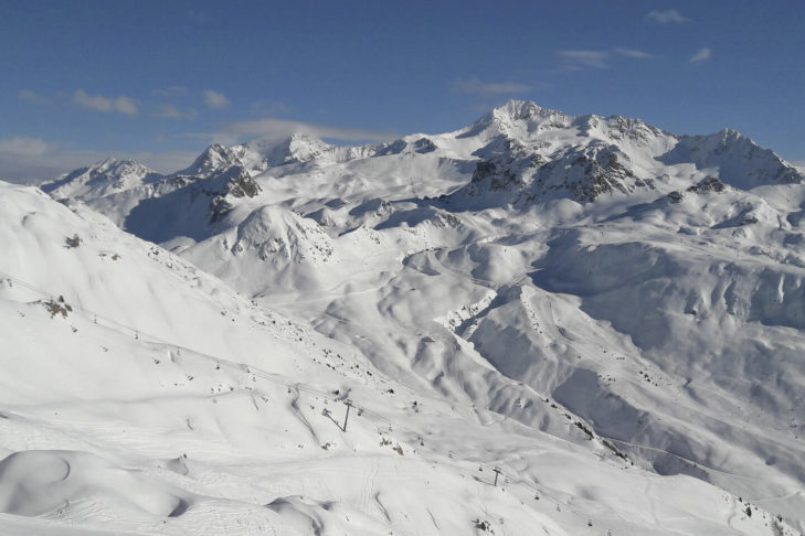 À La Plagne, des panoramas à couper le souffle attendent les skieurs et snowboarders.