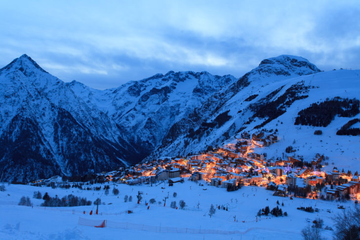 Le soir, il y a toujours une ambiance particulière aux 2 Alpes