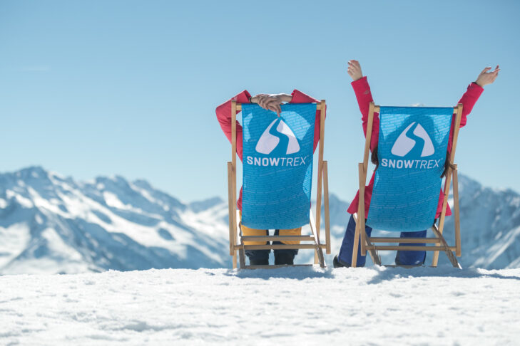 Godersi il sole sulla neve - meraviglioso.