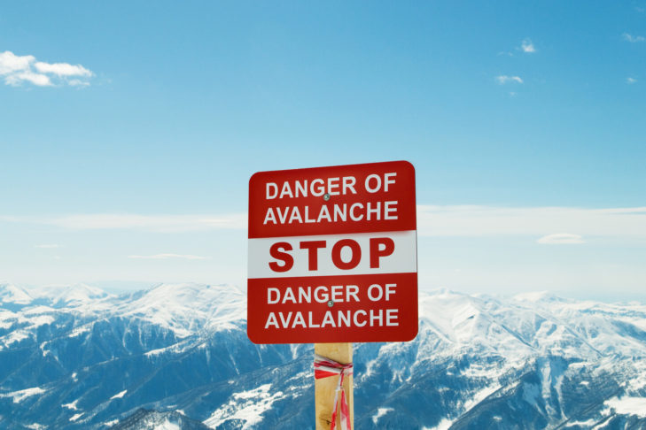 Il livello di allarme valanghe deve essere controllato quotidianamente.