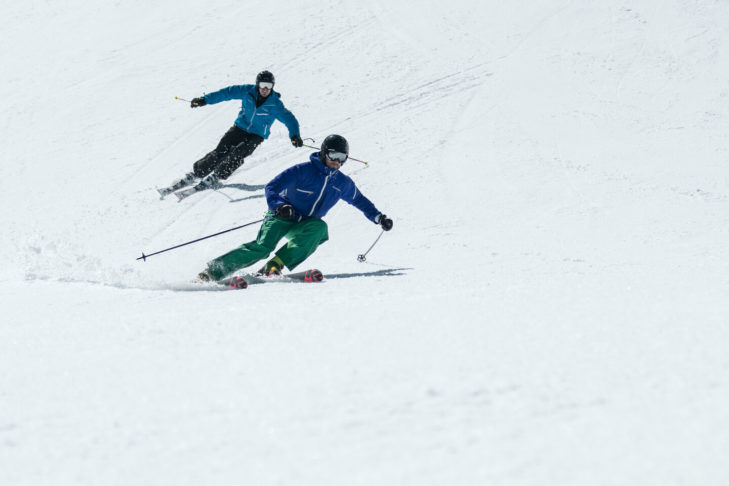 Ci sono anche corsi per sciatori e snowboarder esperti!