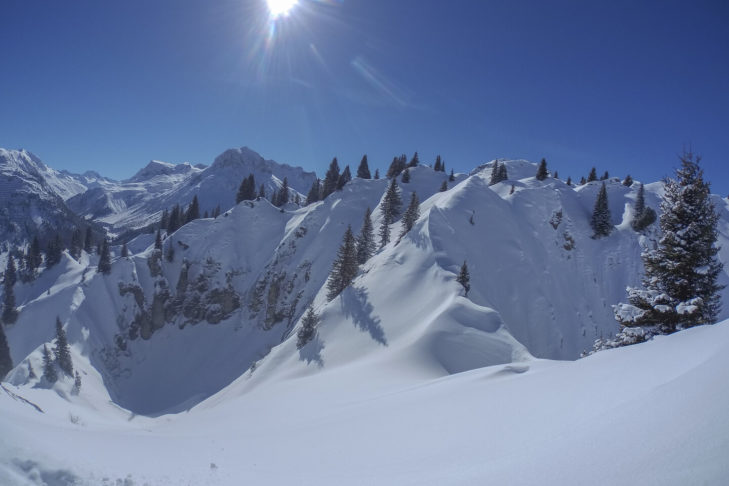 Lech am Arlberg offre agli amanti della neve un'ampia gamma di spot freeride di prima classe