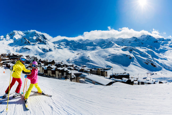 Il comprensorio sciistico Les 3 Vallées è caratterizzato da infiniti chilometri di piste