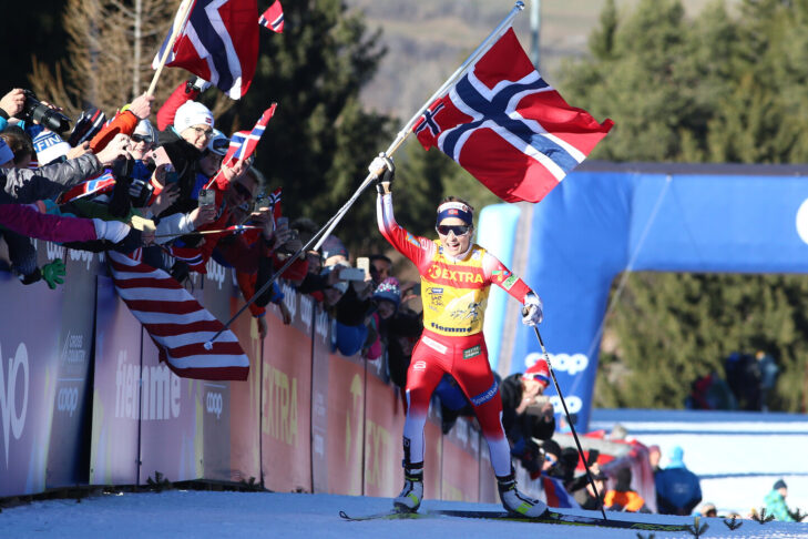 I norvegesi e le norvegesi, come la plurivincitrice del Tour de Ski Therese Johaug, sono la nazione dominante nello sci di fondo.