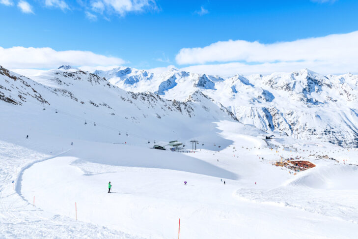 Obergurgl offre piste di zucchero per sciare al sole.