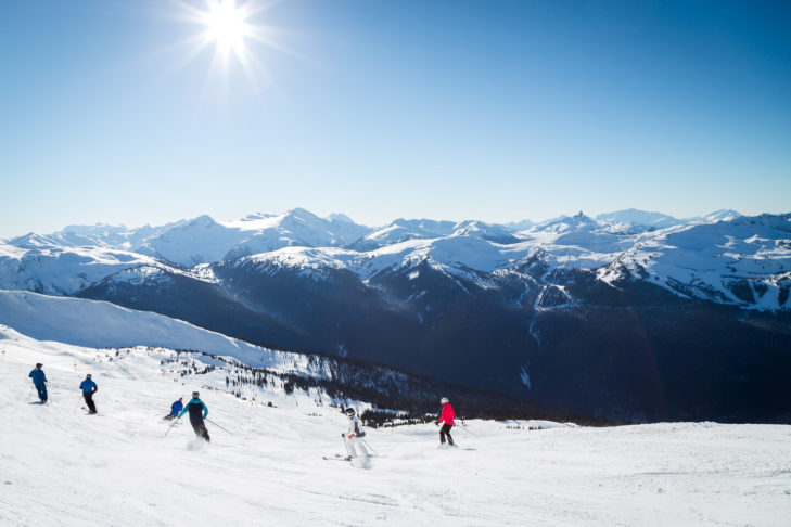 Con un paesaggio così splendido, non c'è da stupirsi che la stazione sciistica di Whistler Blackcomb, in Canada, venga scelta come location per i film.