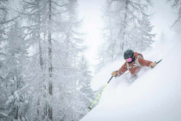 L'abbigliamento giusto è particolarmente importante in caso di neve alta.