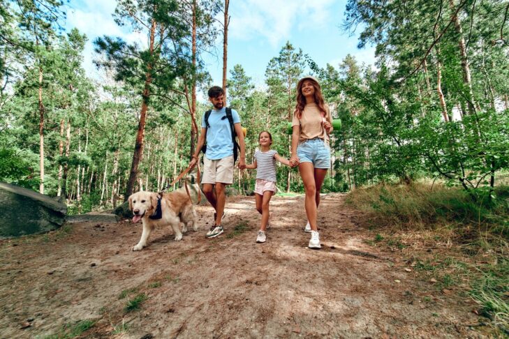 Damit Kindern die Wanderung konstant Spaß macht, liegt es an den Eltern, die Kleinen immer wieder zu motivieren.