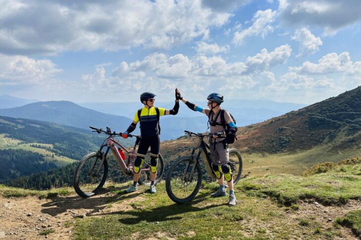 Events in Bikeparks sind auch für E-Mountainbiker natürlich immer ein Erlebnis.