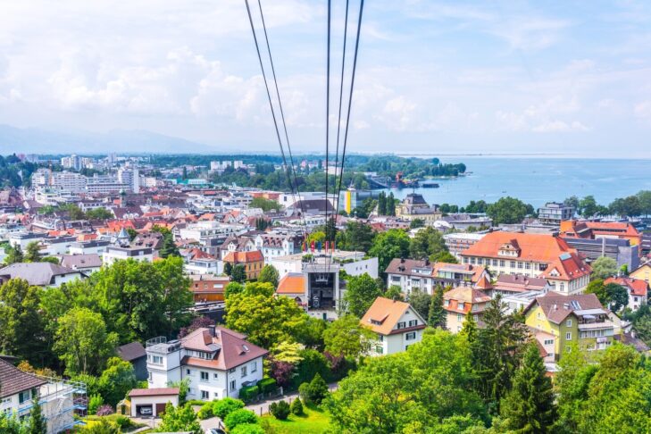 Egal, wo sich die Besucher in Bregenz befinden: Der Bodensee gerät dabei nie wirklich aus dem Blick.
