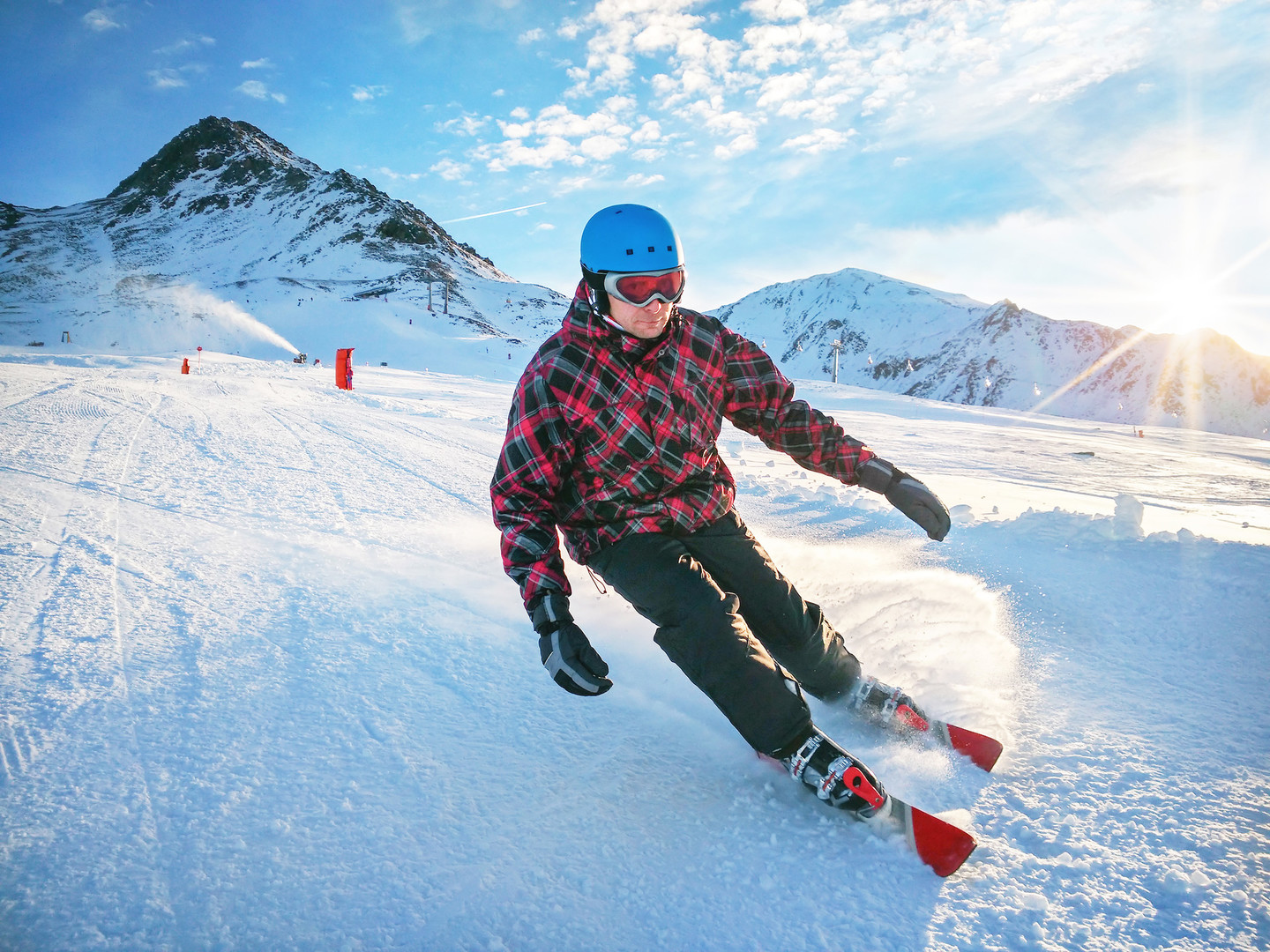 Kort, men med et brag: Fun-Carver-skiene sikrer en helt særlig køreglæde