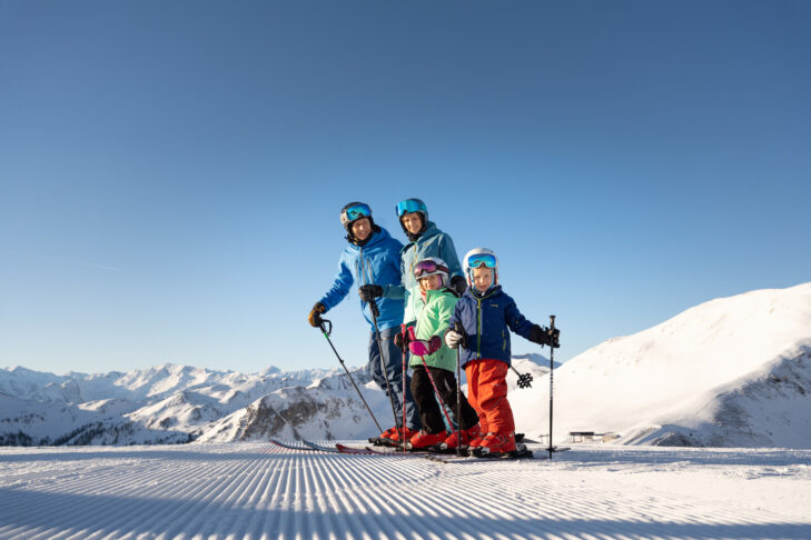 Skicircus Saalbach-Hinterglemm Leogang Fieberbrunn er Østrigs næststørste skisportssted og dermed også et af de mest familievenlige.