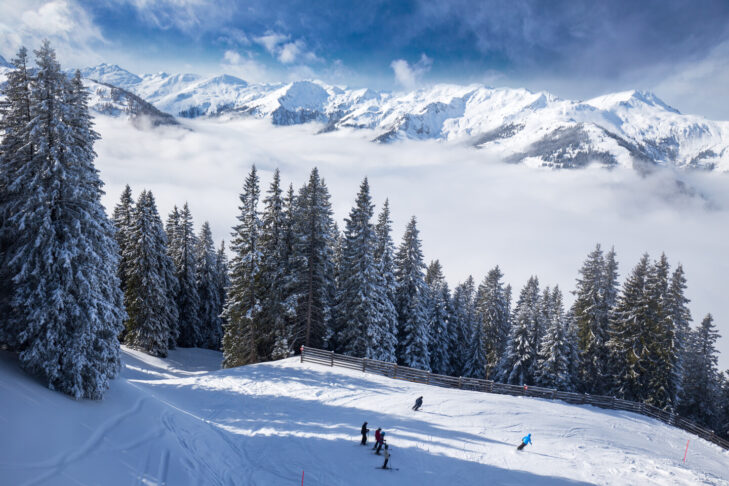 På pisterne i Kitzbühel er der allerede i efteråret masser af sjov at hente, når vejret er godt.